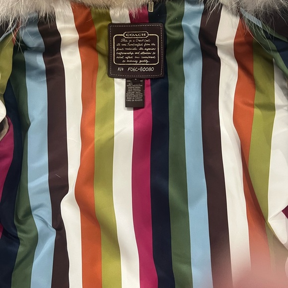 Women’s COACH LEATHER JACKET BROWN. Size 8 runs small. Beautiful. Worn once - Picture 3 of 9